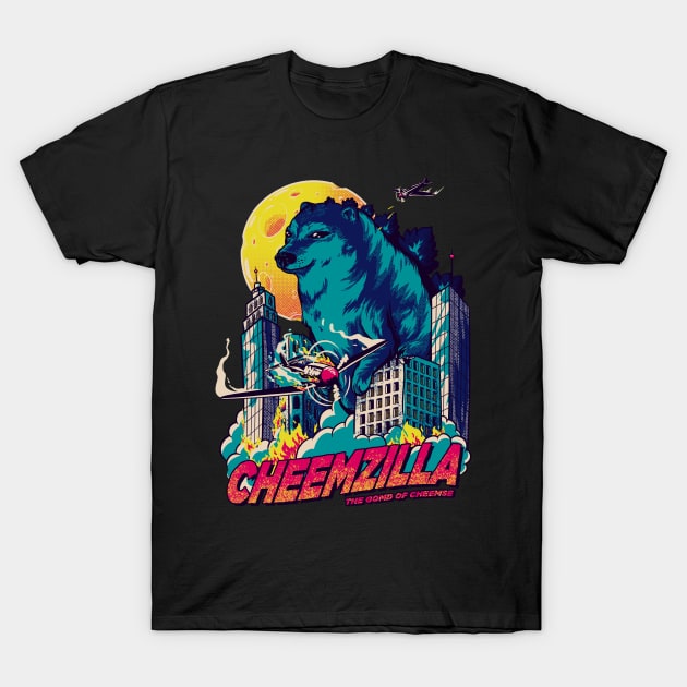 Cheems | Cheemzilla - The Gomd of Cheemse (Blue) Cheems T-Shirt by anycolordesigns